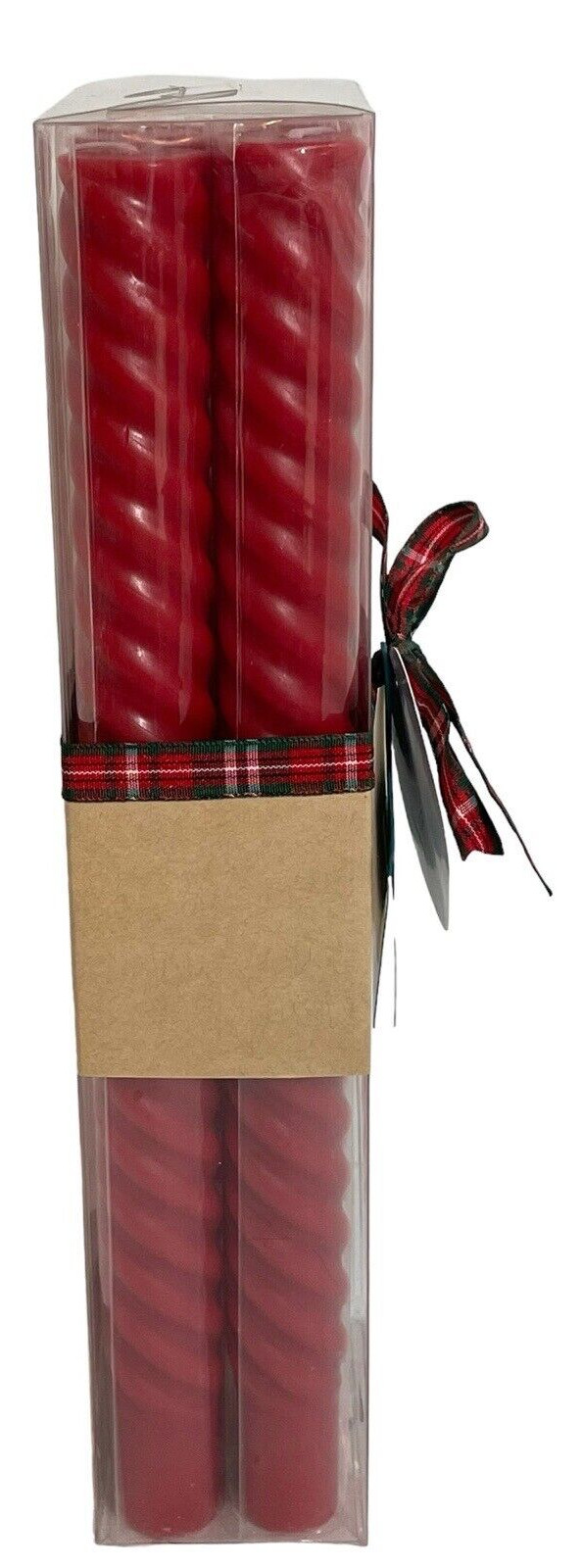 HD Designs Holiday Collection Red Tapers 10 inches Tall 3/4 Inches in Diameter