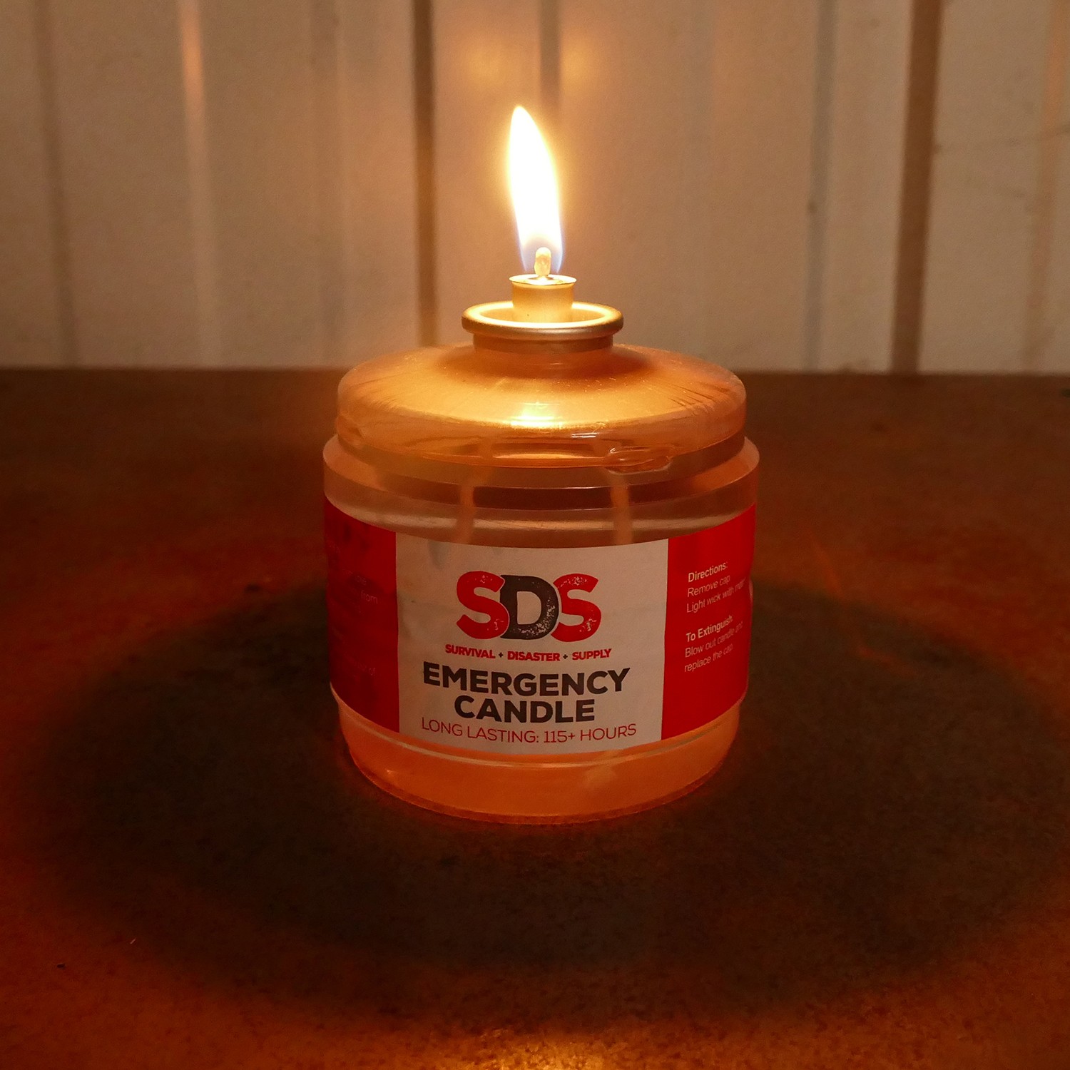 SDS | Survival Candles Long Burning Candles for Emergency Candle 115 Hours 3pk