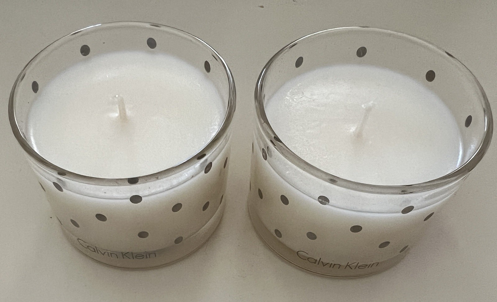 CALVIN KLEIN CONIFER BRANCH SCENTED CANDLE SET NEW FREE SHIPPING