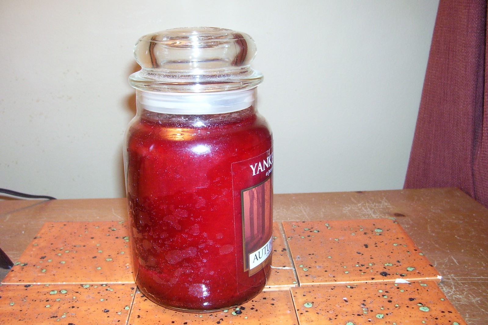 yankee candle 22oz JAR AUTUMN DUSK + 6 VOTIVES