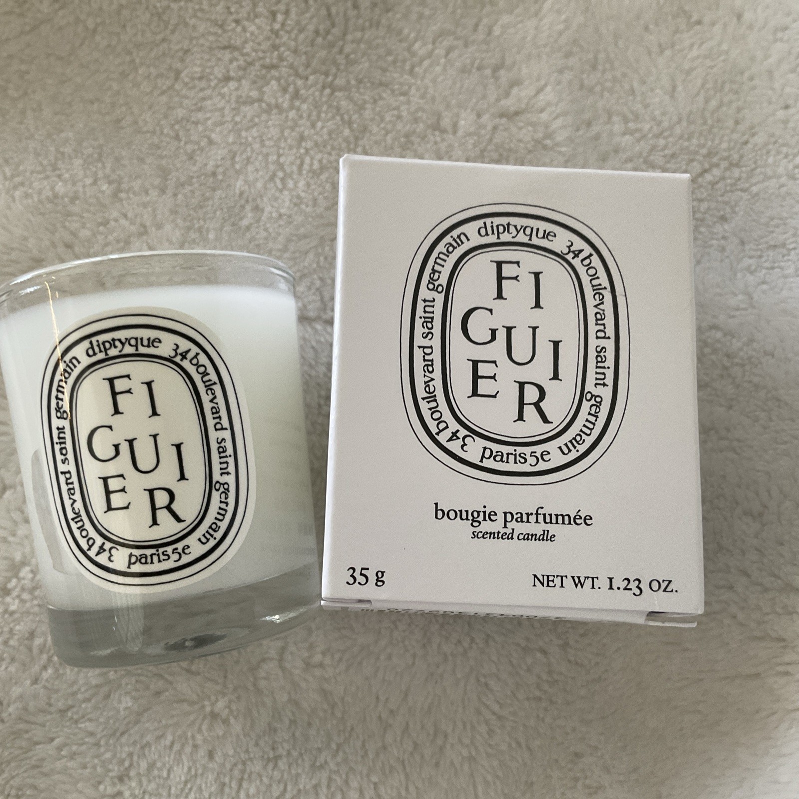 Figuier Bougie Parfumee 1.23 oz Travel Size Candle New In Original Packaging 35g