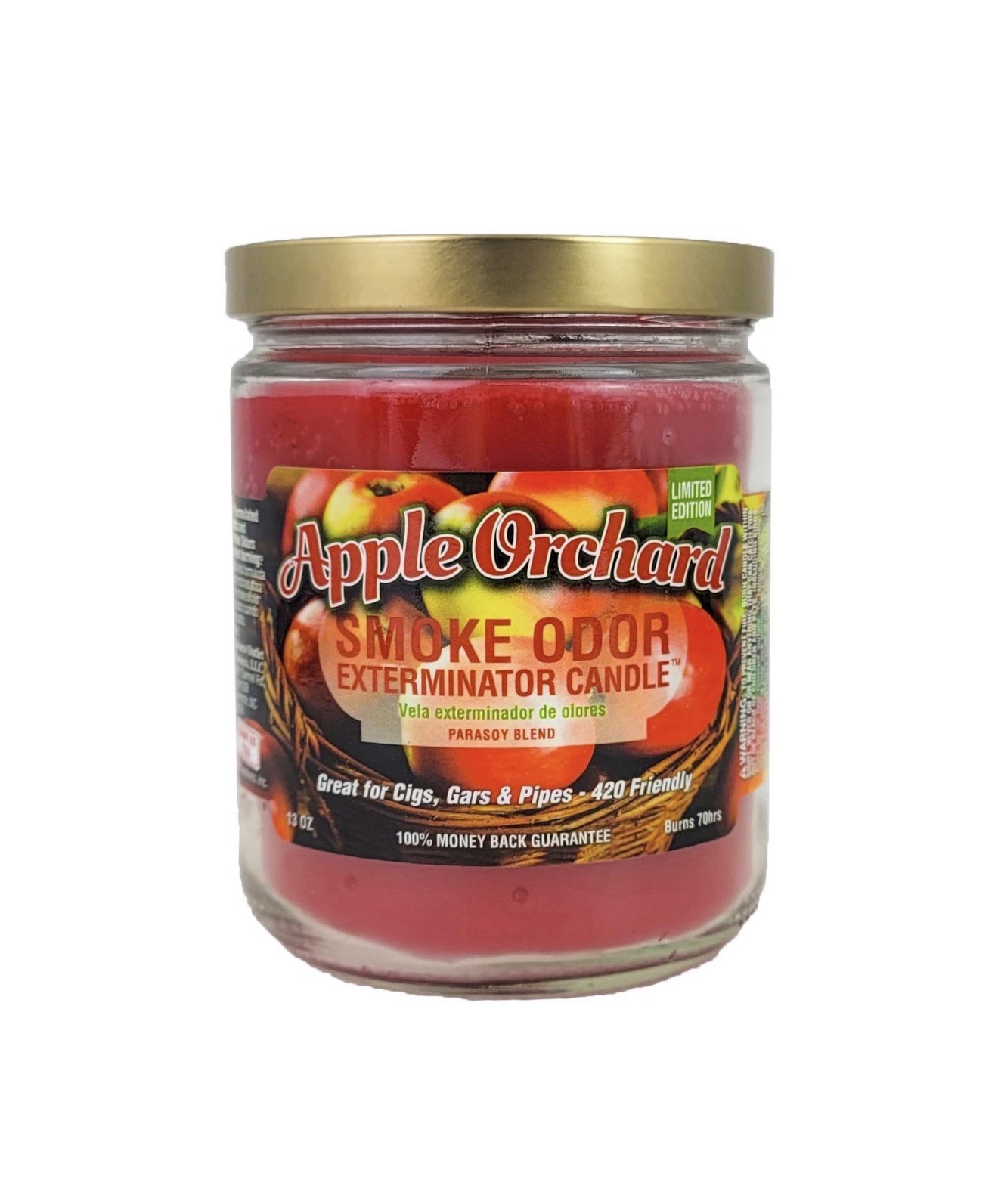 Smoke Odor Exterminator Scented Candle , 13oz glass jar, Different Scents