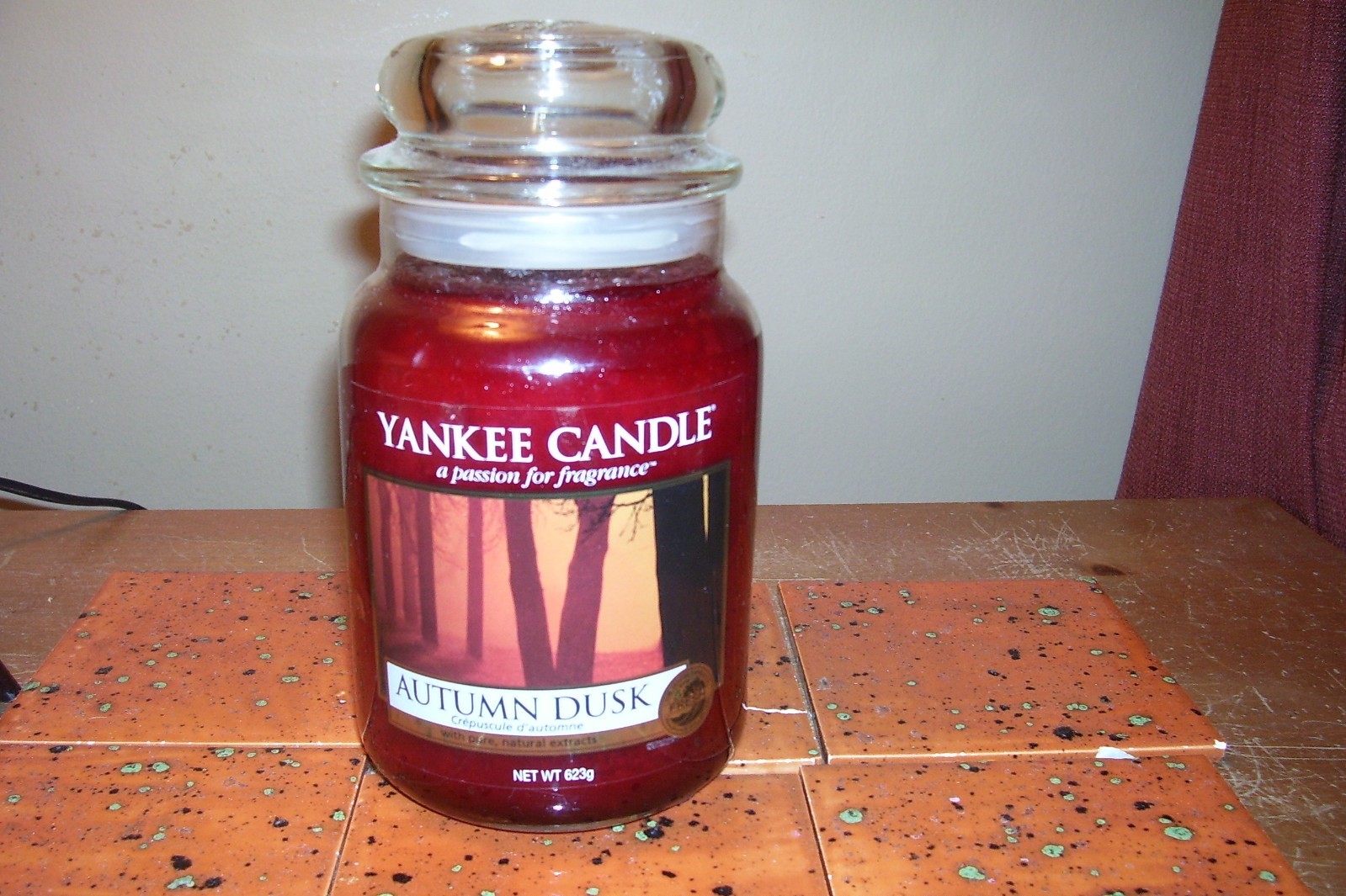 yankee candle 22oz JAR AUTUMN DUSK + 6 VOTIVES