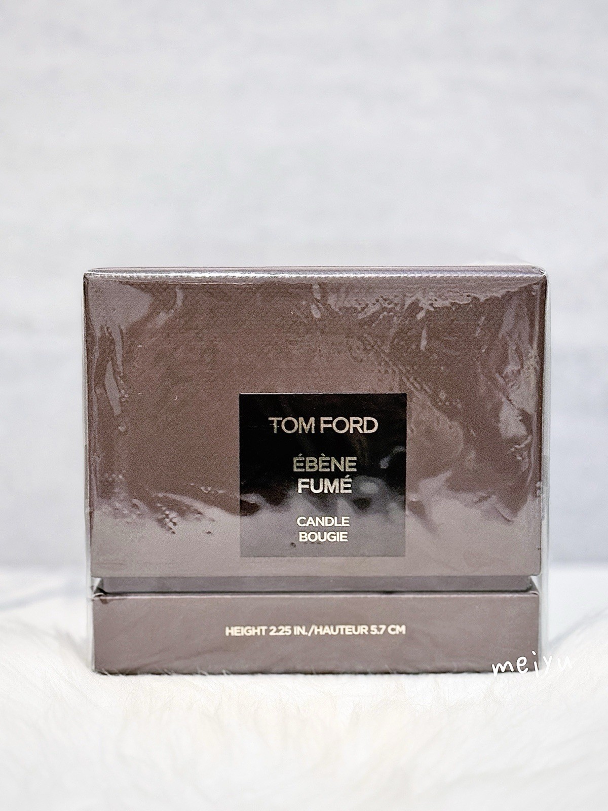 Tom Ford Ebene Fume Perfume Candle Bougie, Height 2.25 In. , New In Sealed Boxed