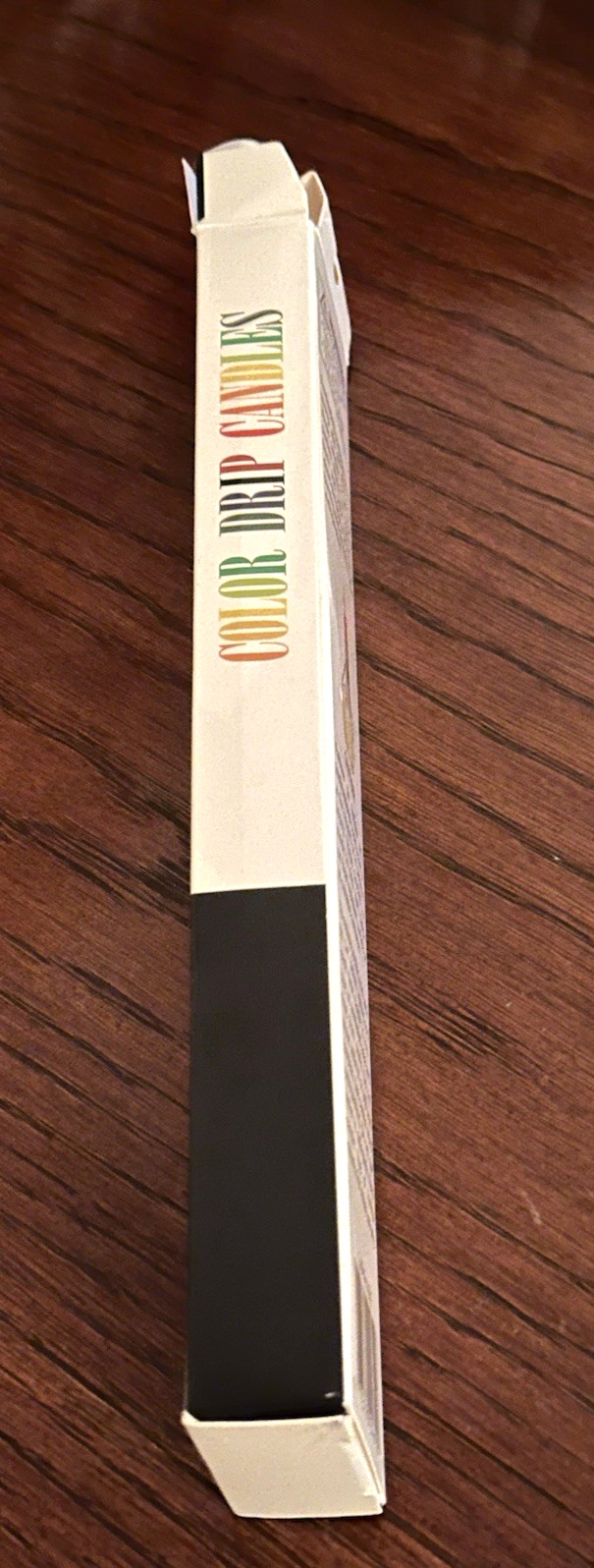MULTI-COLOR Drip Candles: 2 Candle per Pack: BRAND NEW: 9.5″ Taper: Bottle Art