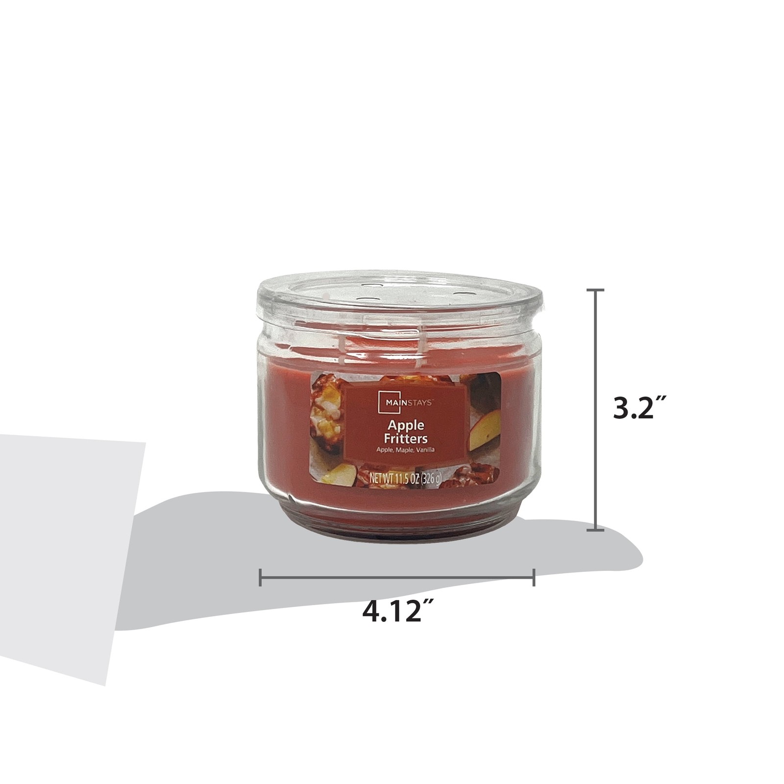 3-Wick Glass Jar Candle, 11.5 oz