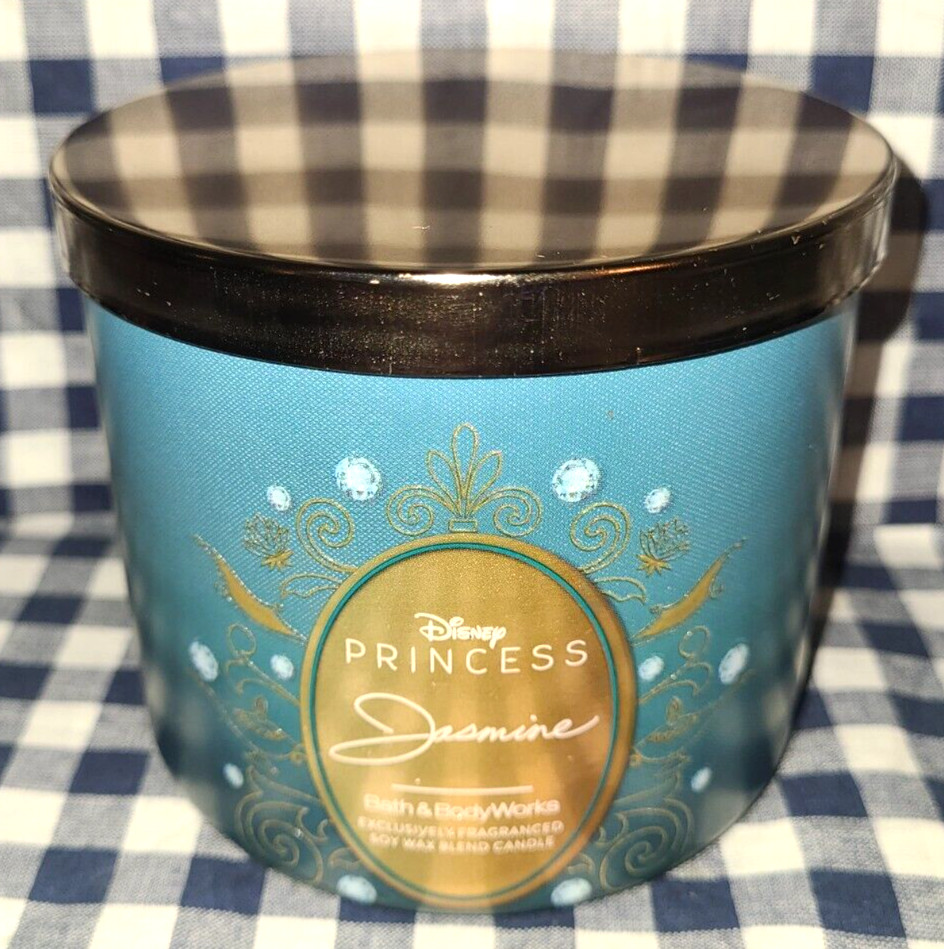 ALL NEW Jasmine DISNEY PRINCESS 3-Wick Candle 25-45 hour Bath & Body Works