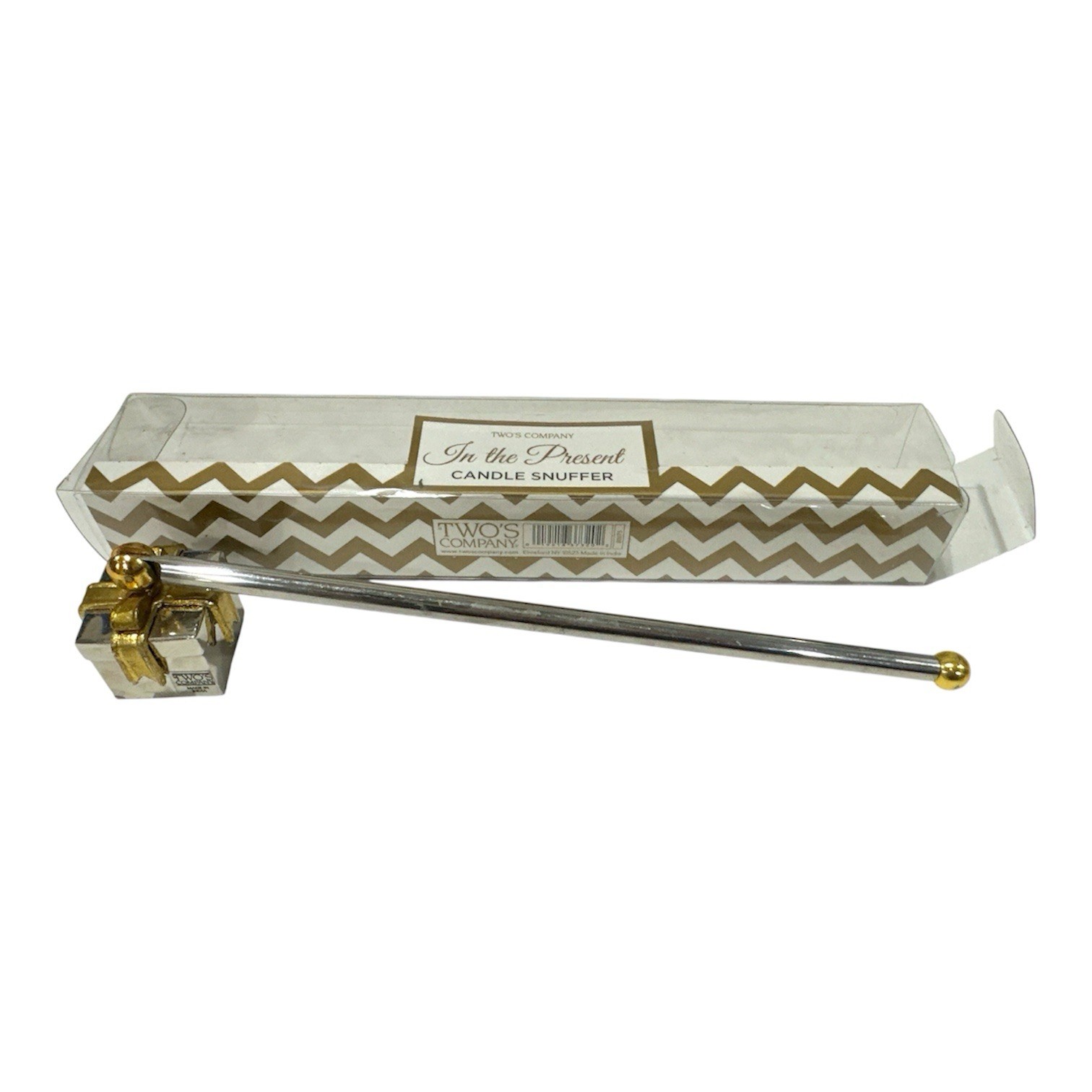Twos Company Candle Snuffer Gold Tone Christmas In The Present Gift Box India