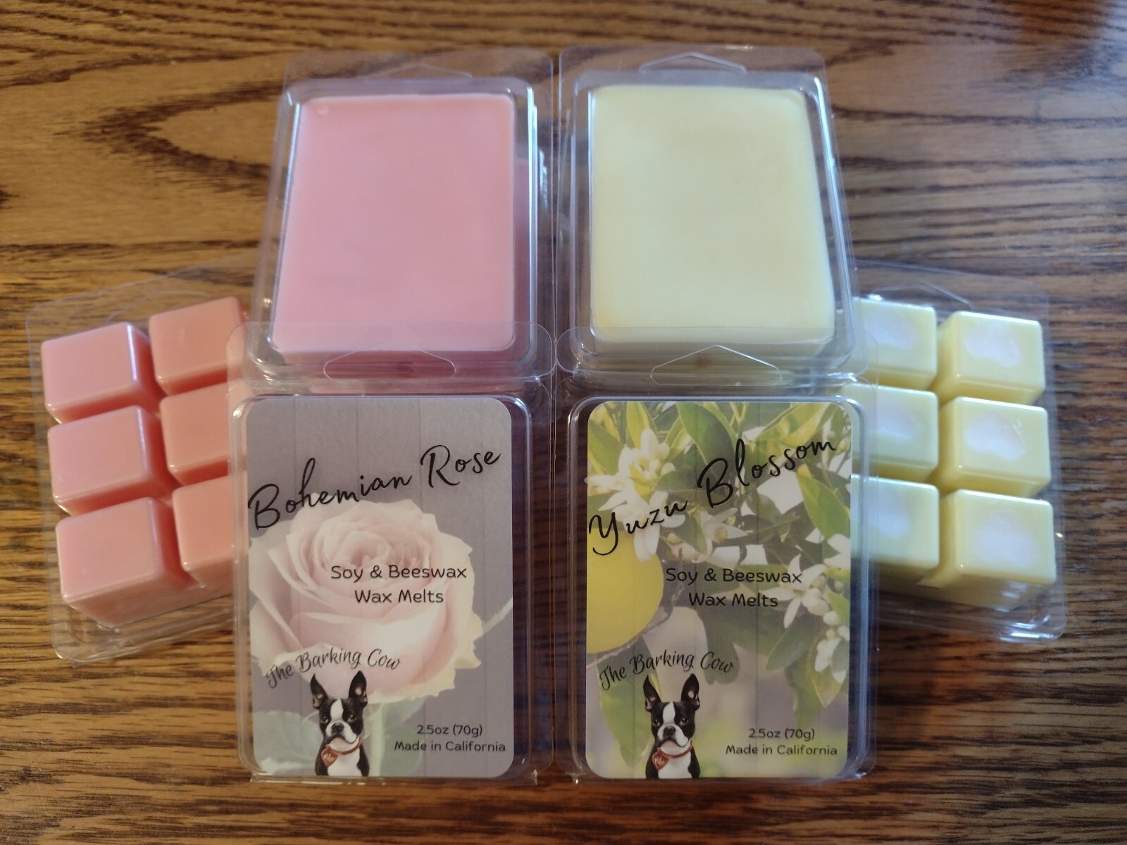 Handmade Scented Wax Melts in a Clamshell Soy & Beeswax Premium Fragrance Oils