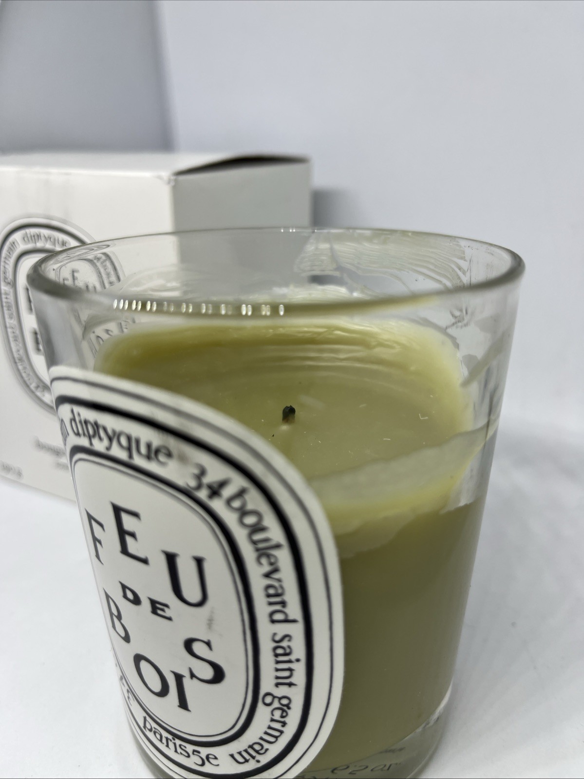 Diptyque Feu De Bois Scented Candle 6.5oz Used