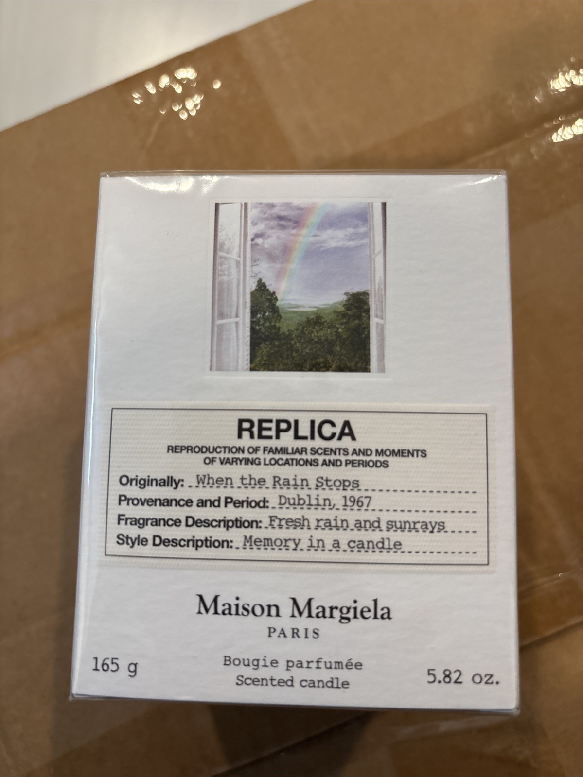 Maison Margiela Replica When The Rain Stops Scented Candle 5.82 oz (165g) Sealed