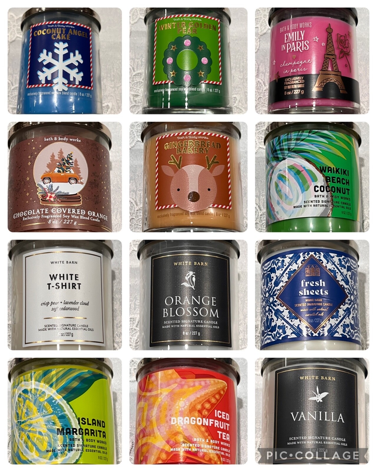 Bath & Body Works Singe wick Candle 8 oz Concentrated Oil Soy Wax Blend You Pick
