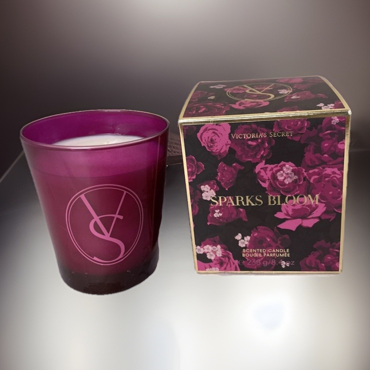 Victoria’s Secret SPARKS BLOOM Scented Candle 8.4oz New /Sealed In Box- Limited