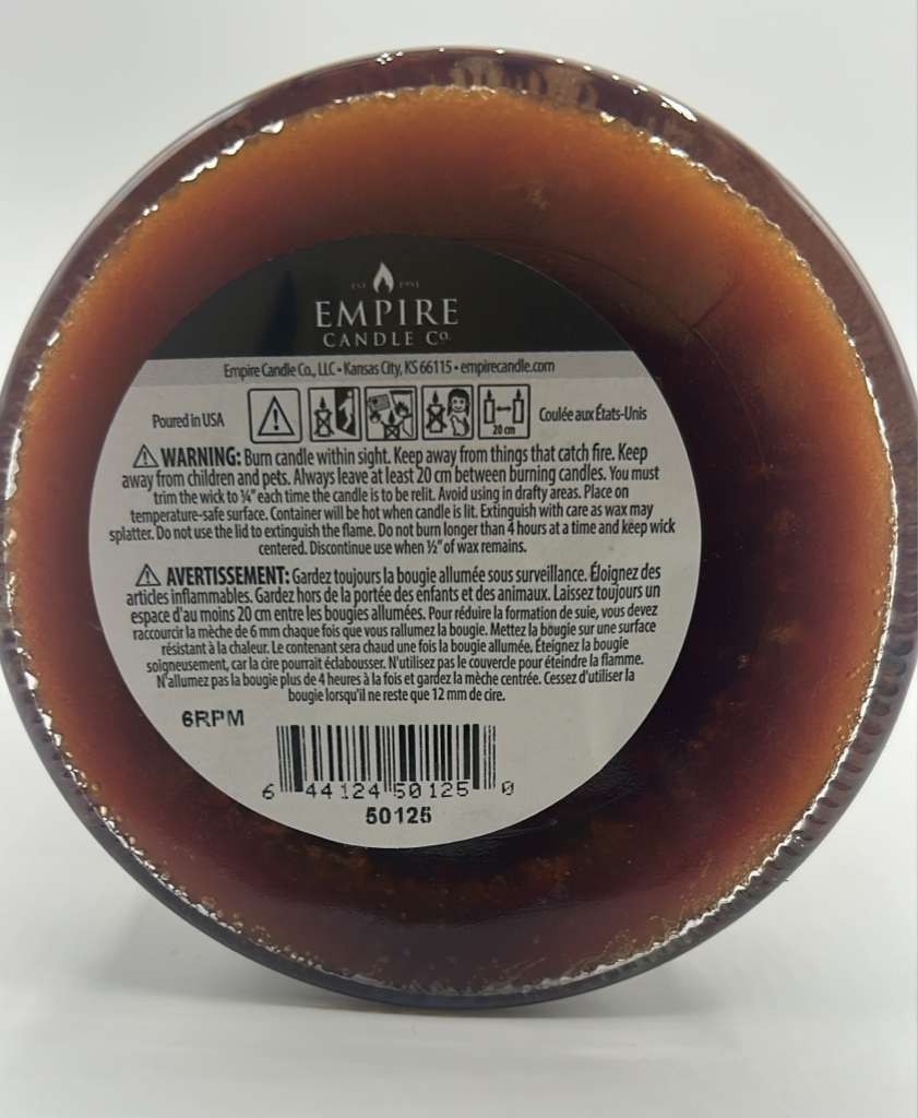 18 oz Vanilla Cinnamon Brulee Scented Jar Candle, Long-Lasting, Home Fragrance