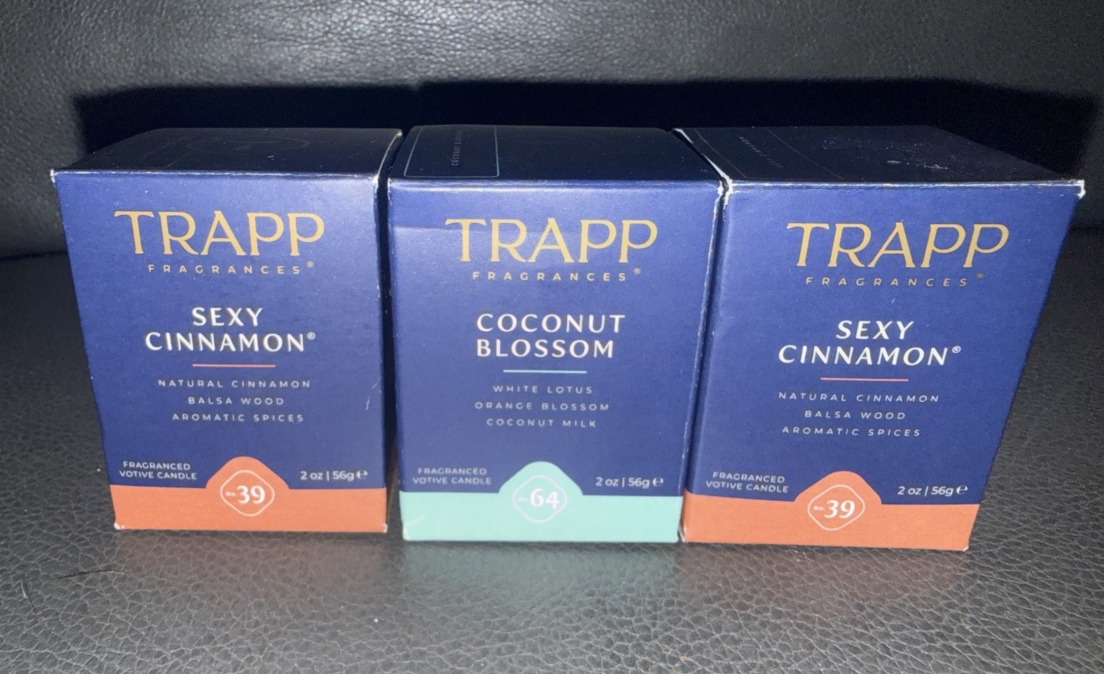 8-TRAPP Votive Candles In Multiple Scents. The Votives Are Sold Individually