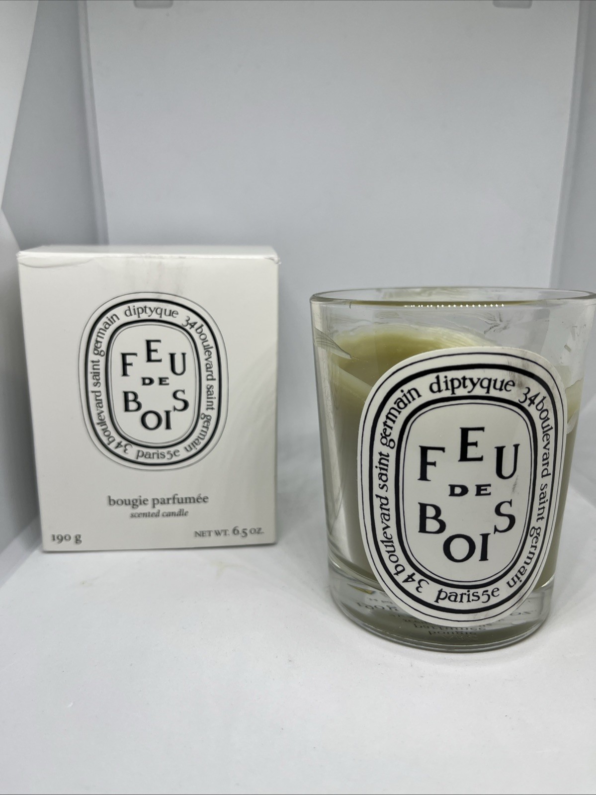 Diptyque Feu De Bois Scented Candle 6.5oz Used