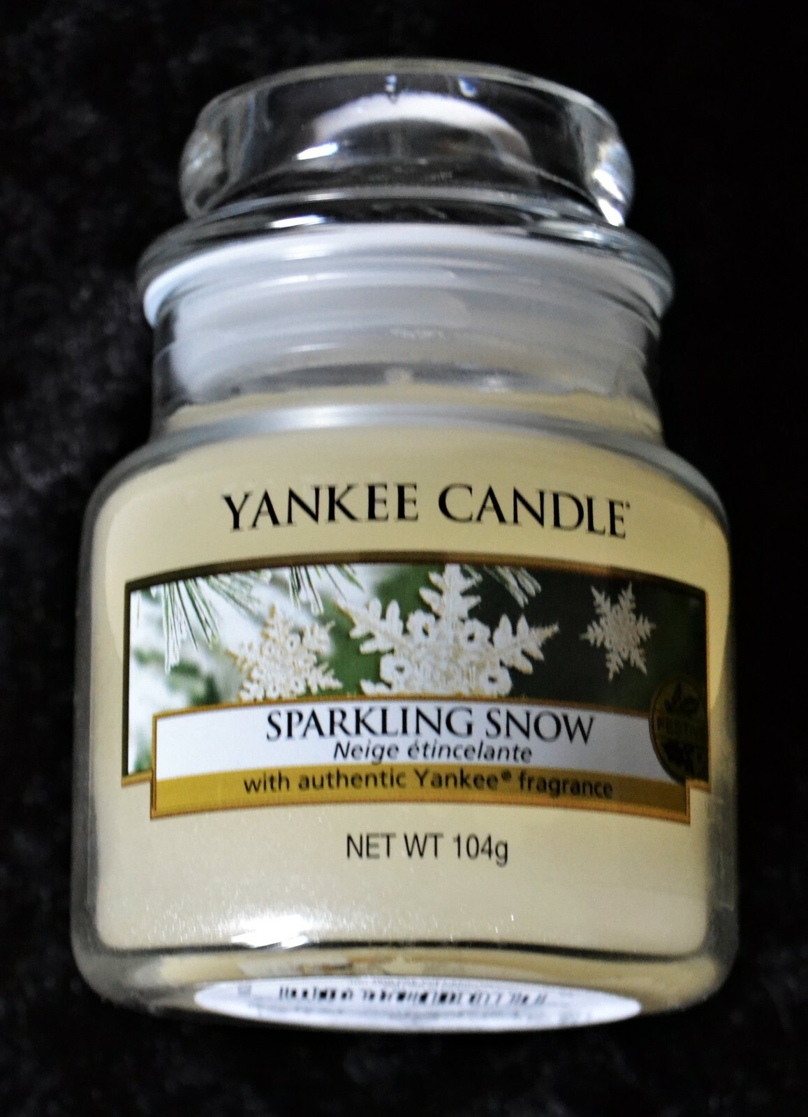Yankee Candle SPARKLING SNOW, 104g, Rare