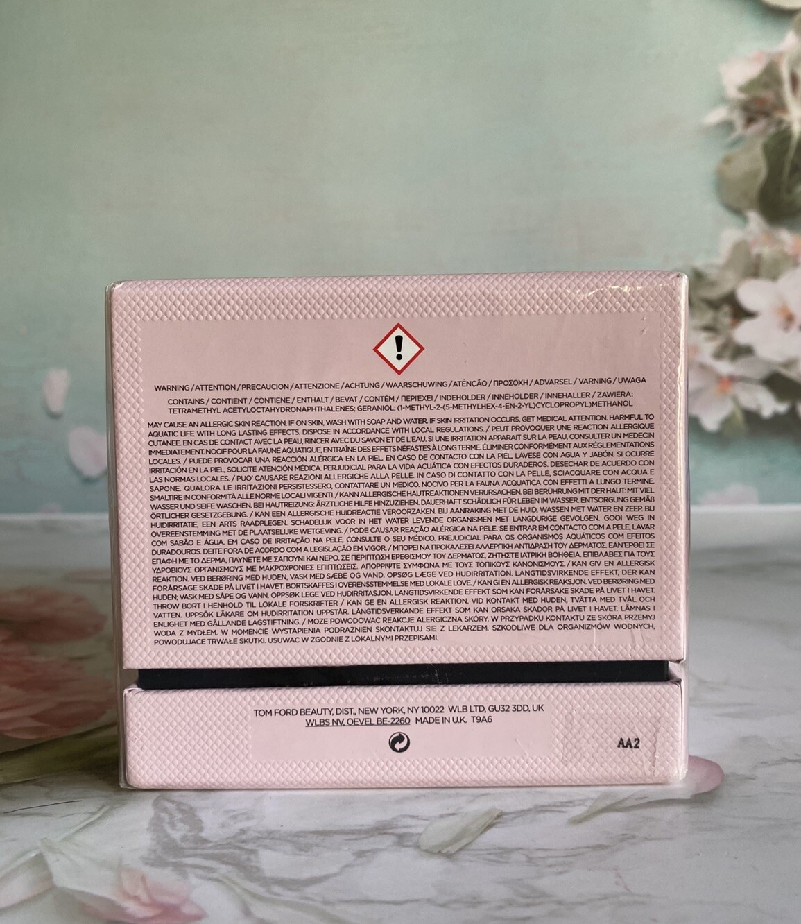 Tom Ford Rose Prick Candle Bougie – Brand New, Sealed in Box, Height 2.25″
