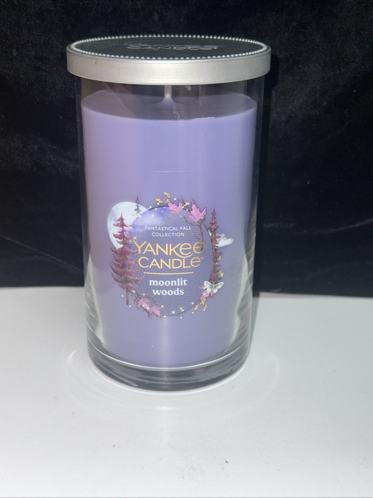 LOT OF 2-NEW-Yankee Candle MOONLIT WOODS Large 14.25oz. FREE SHIPPING