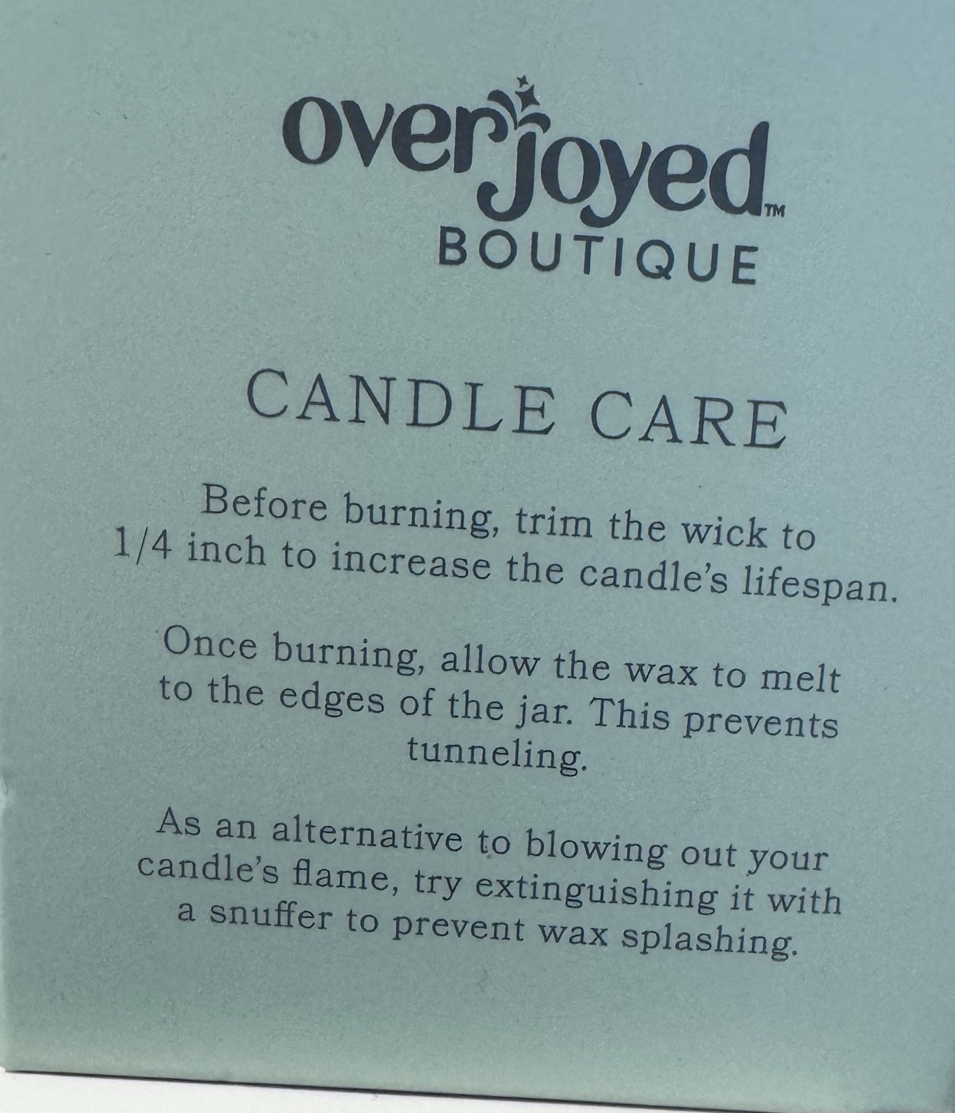 Overjoyed Boutique Candle Lot 6 SeaSalt Bergamot Magnolia Sage Aloe 4-6oz 2-20oz