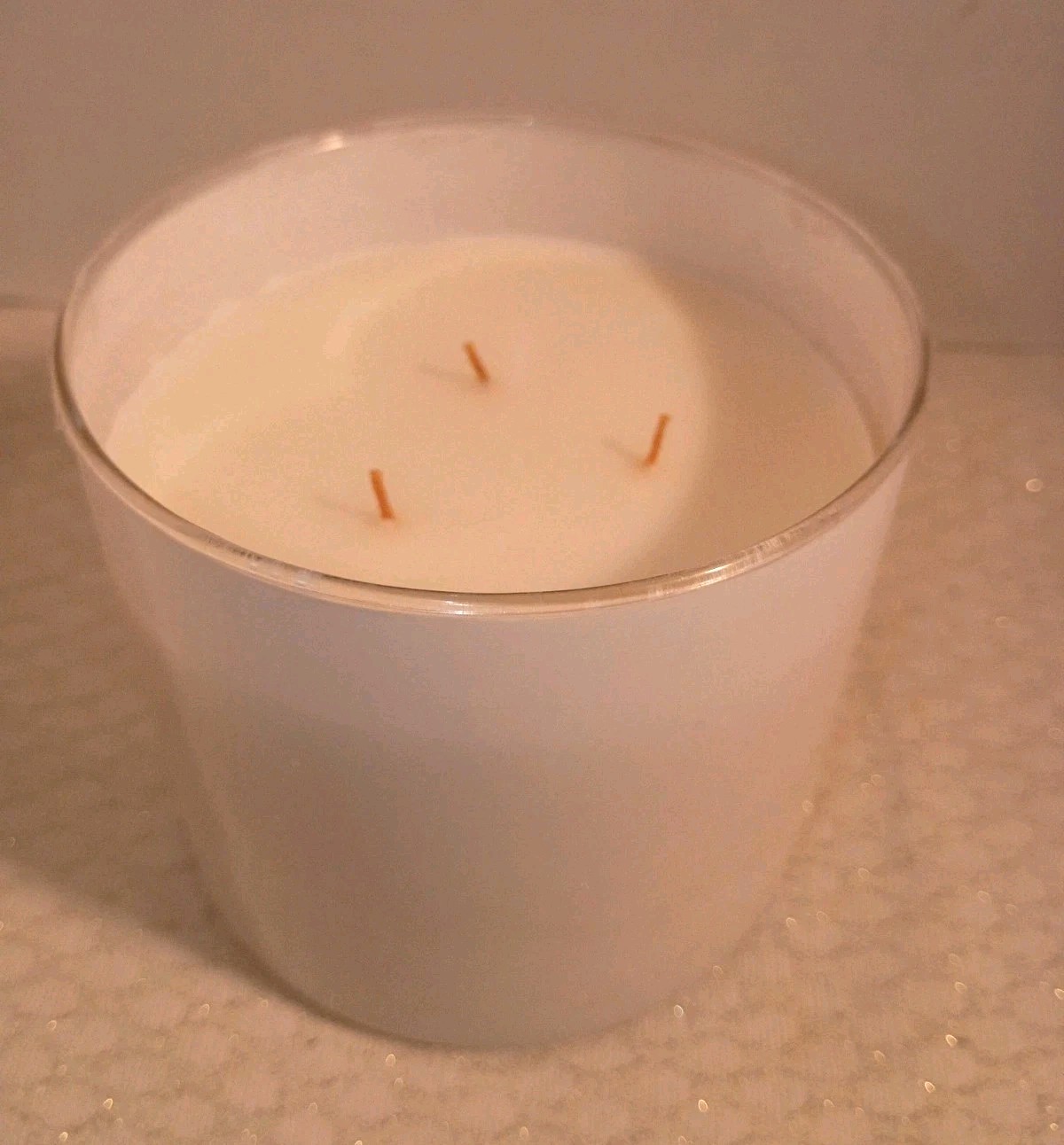 Set Of 4 TRUE LIVING ~VANILLA HONEY ~ 3WICK SCENTED CANDLES 14.5oz Brand New