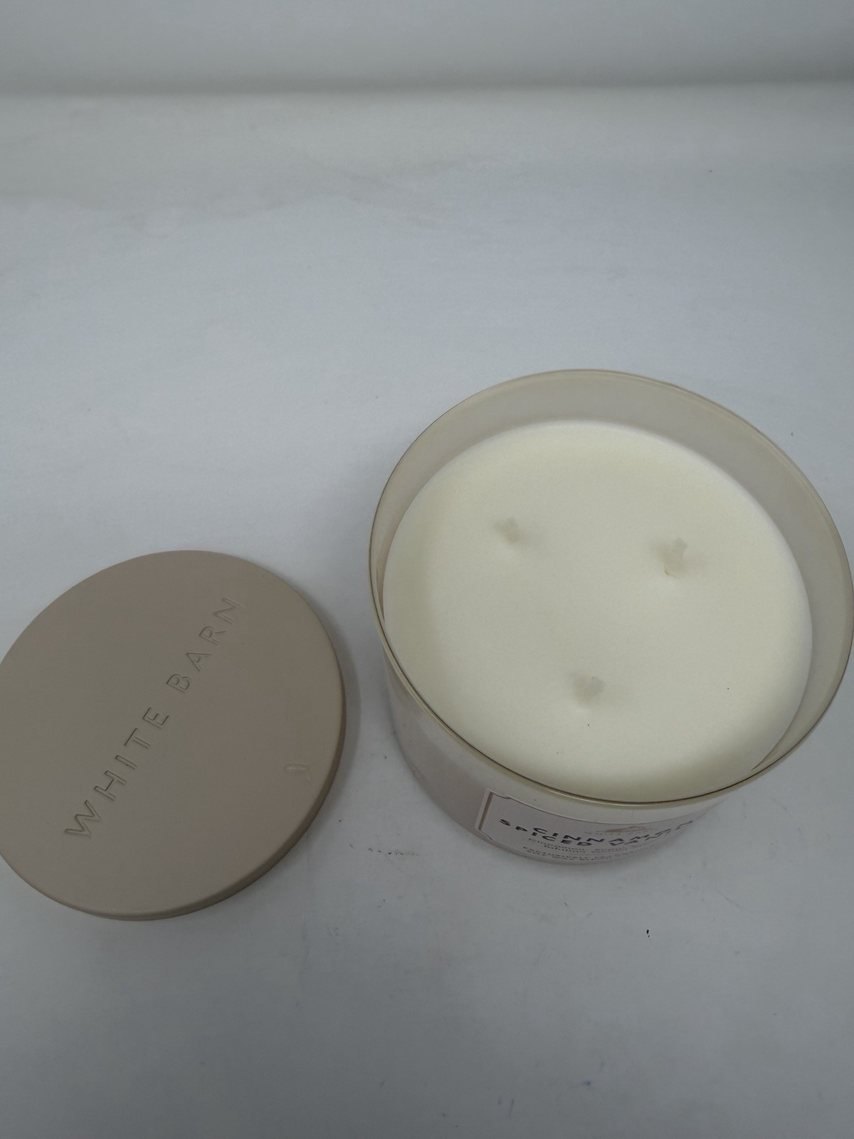 Bath & Body Works Cinnamon Spiced Vanilla 3 Wick Candle 14.5 Oz Free Ship!