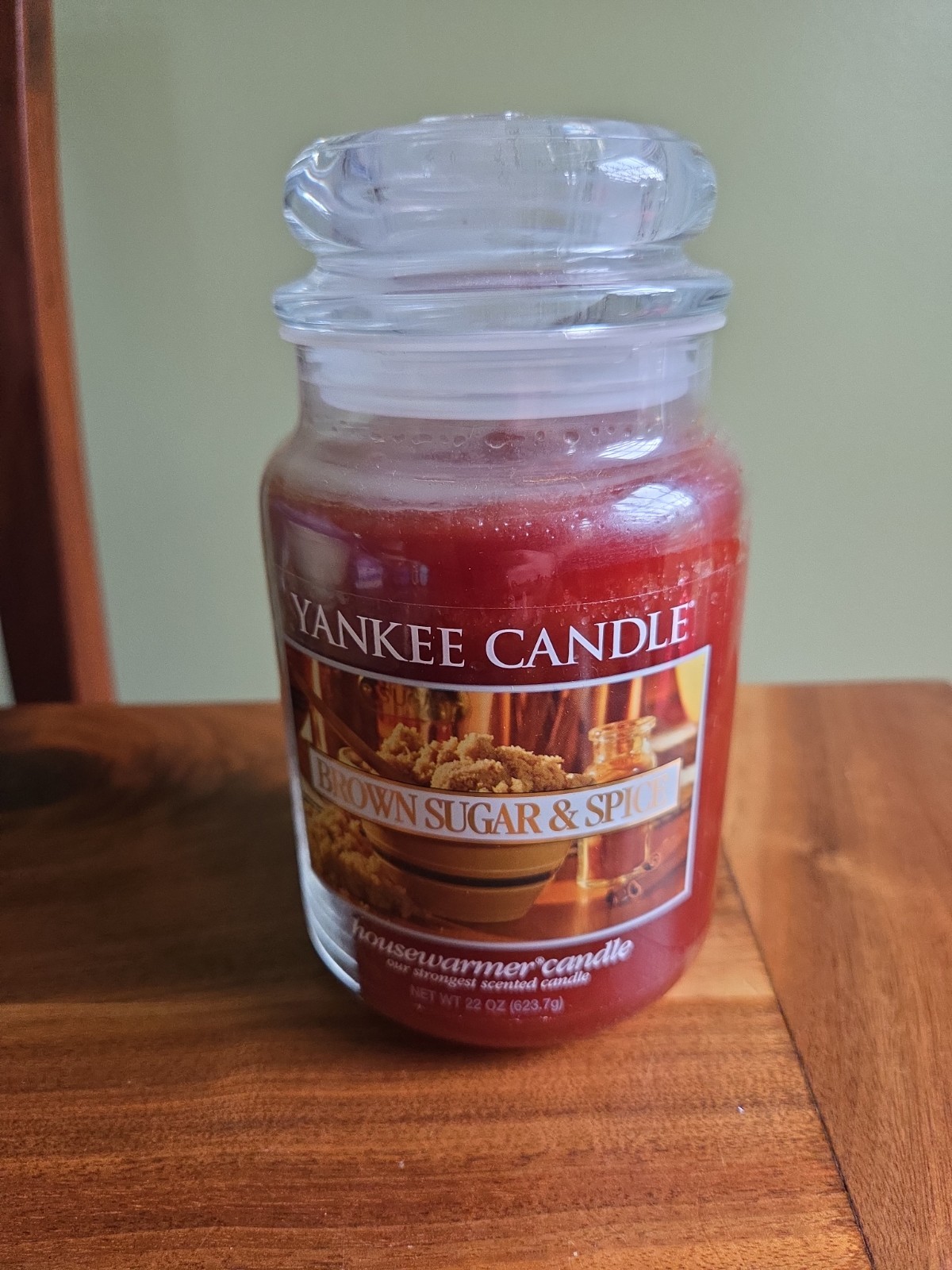 Yankee Candle Brown Sugar and Spice | Housewarmer 22 oz Candle New Retired