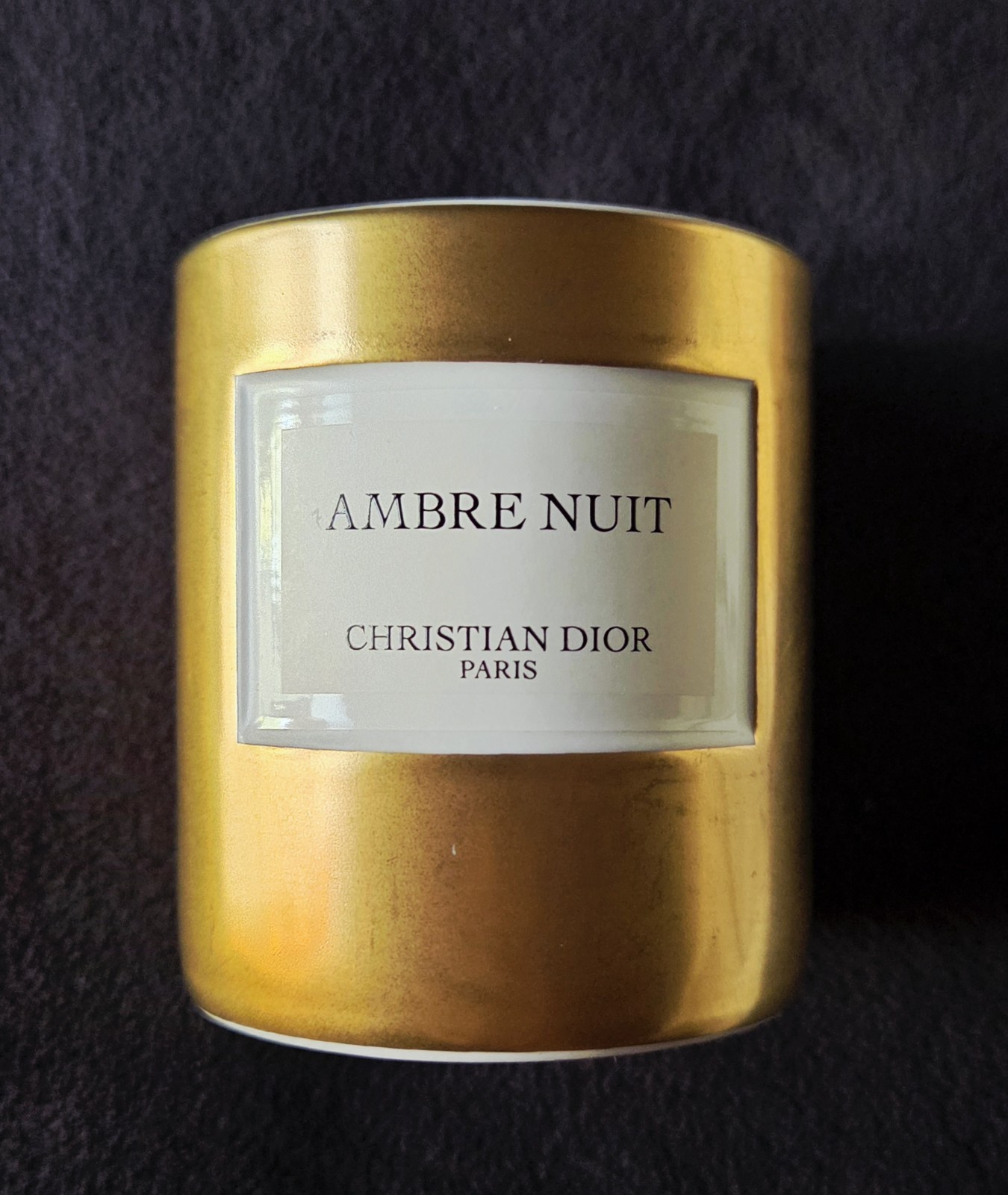 NWOB Christian Dior Ambre Nuit Scented Candle Mini size 85 g/3 oz