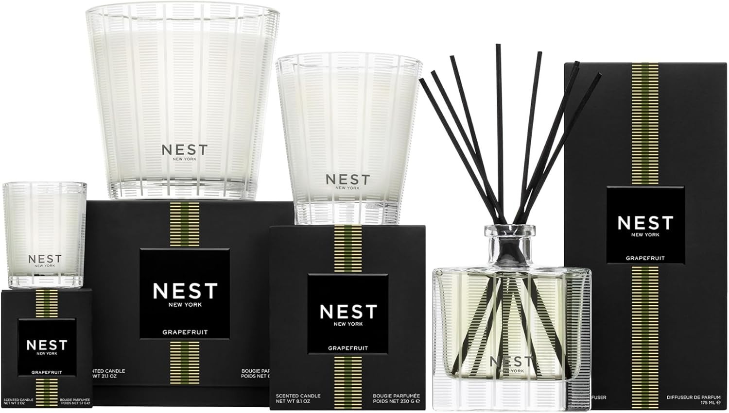 NEST New York Scented Votive Candle, Grapefruit – 2 oz