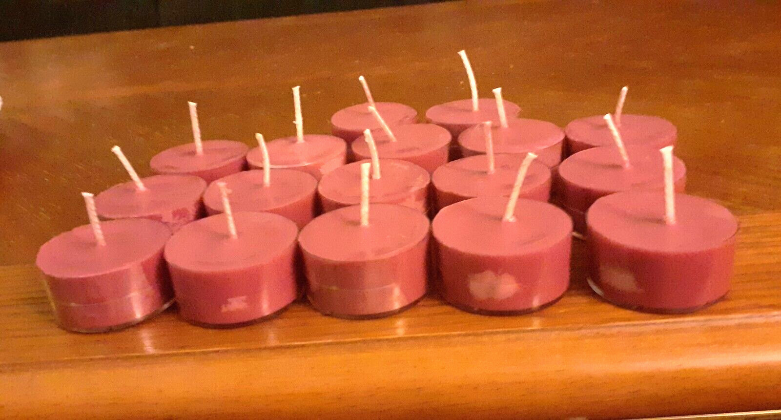 25 TEA LIGHTS CHOCOLATE CANDY CORN HIGHLY SCENTED HANDMADE SOY WAX