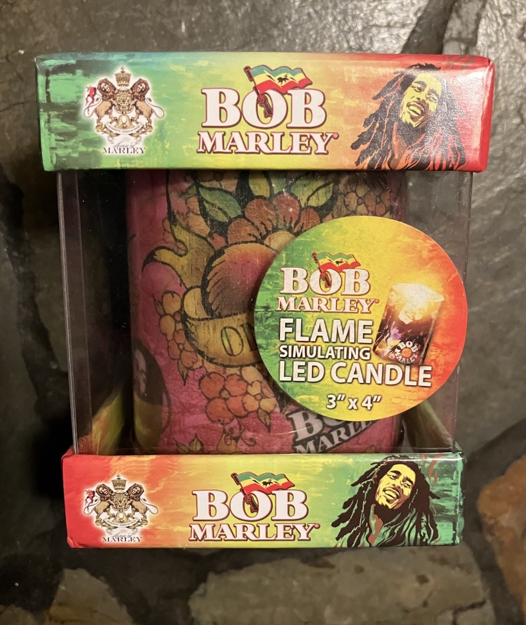 Bob Marley Battery Operated Candle New In Box