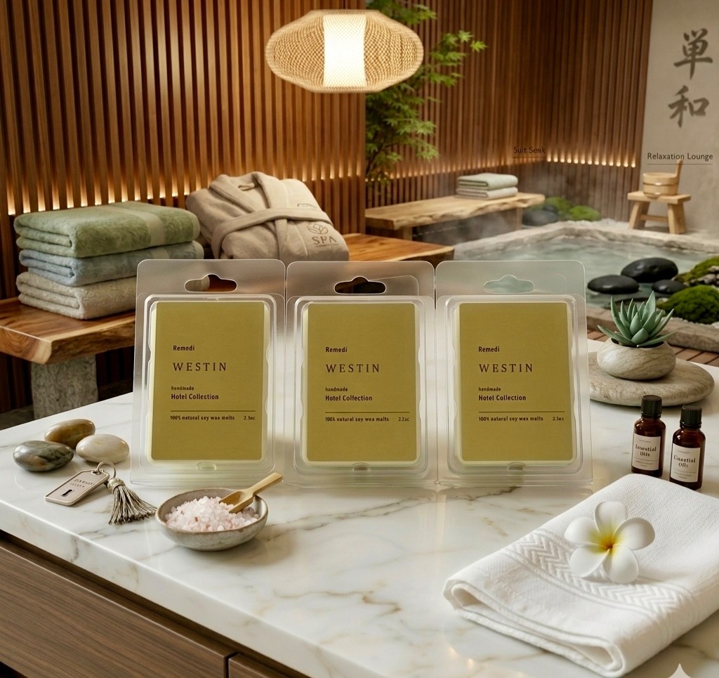 Westin Hotel hand poured 2.5oz Wax Melt 3 pack