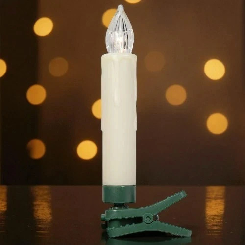 Battery Operated Cordless LED Candle Lights party Candles with Remote 10 Pcs