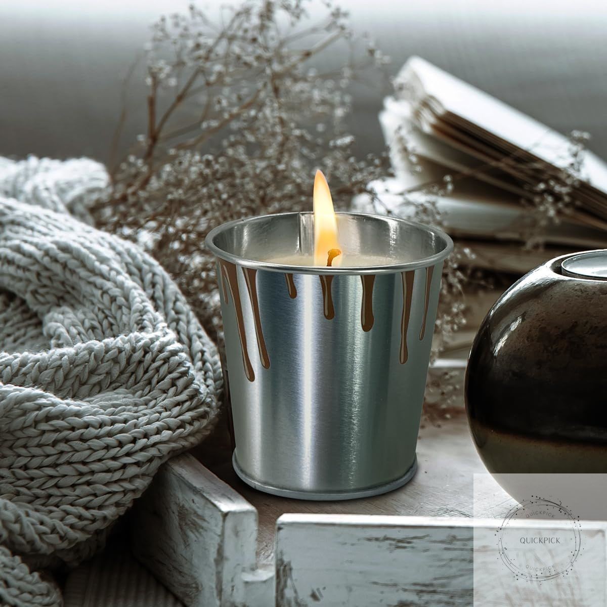 Citronella Candles 6/12 Pack Outdoor Indoor Scented Candles with Pure Citronella