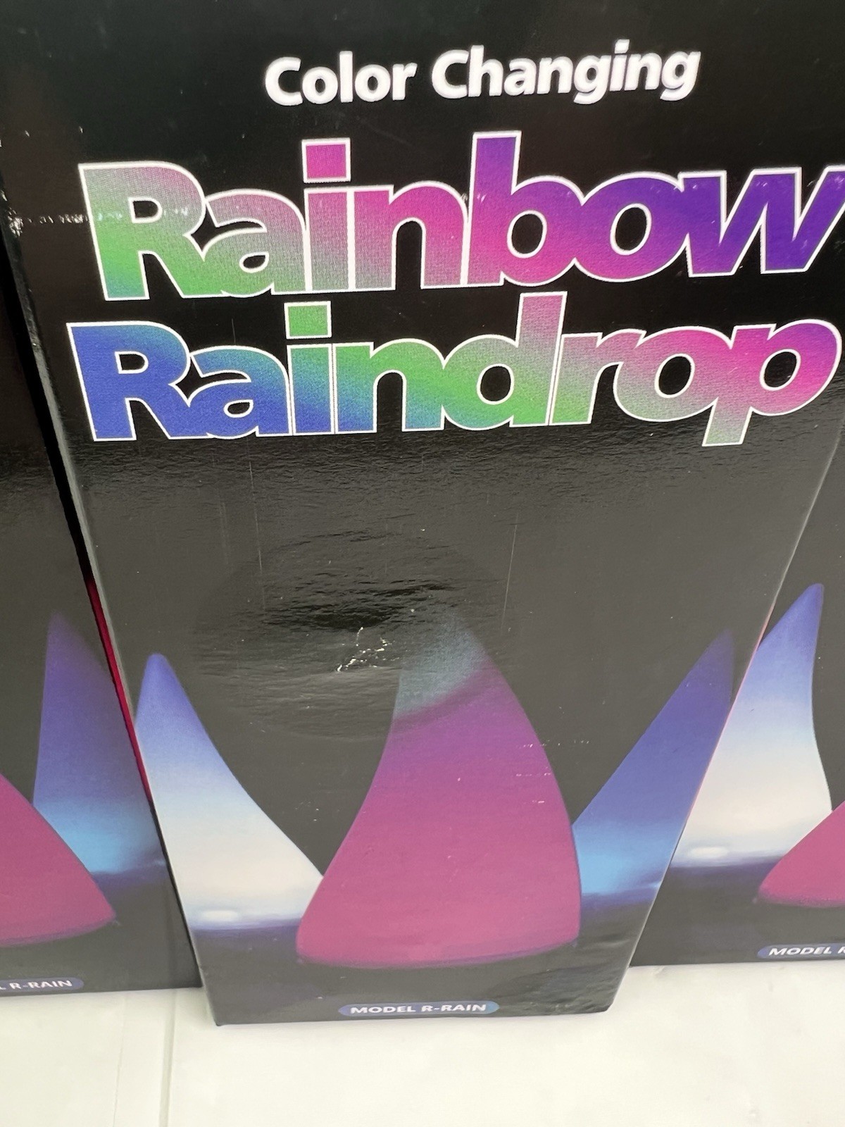 Multi Color Changing Rainbow Raindrop Light Tabletop, Party, Floats Lot Of 4