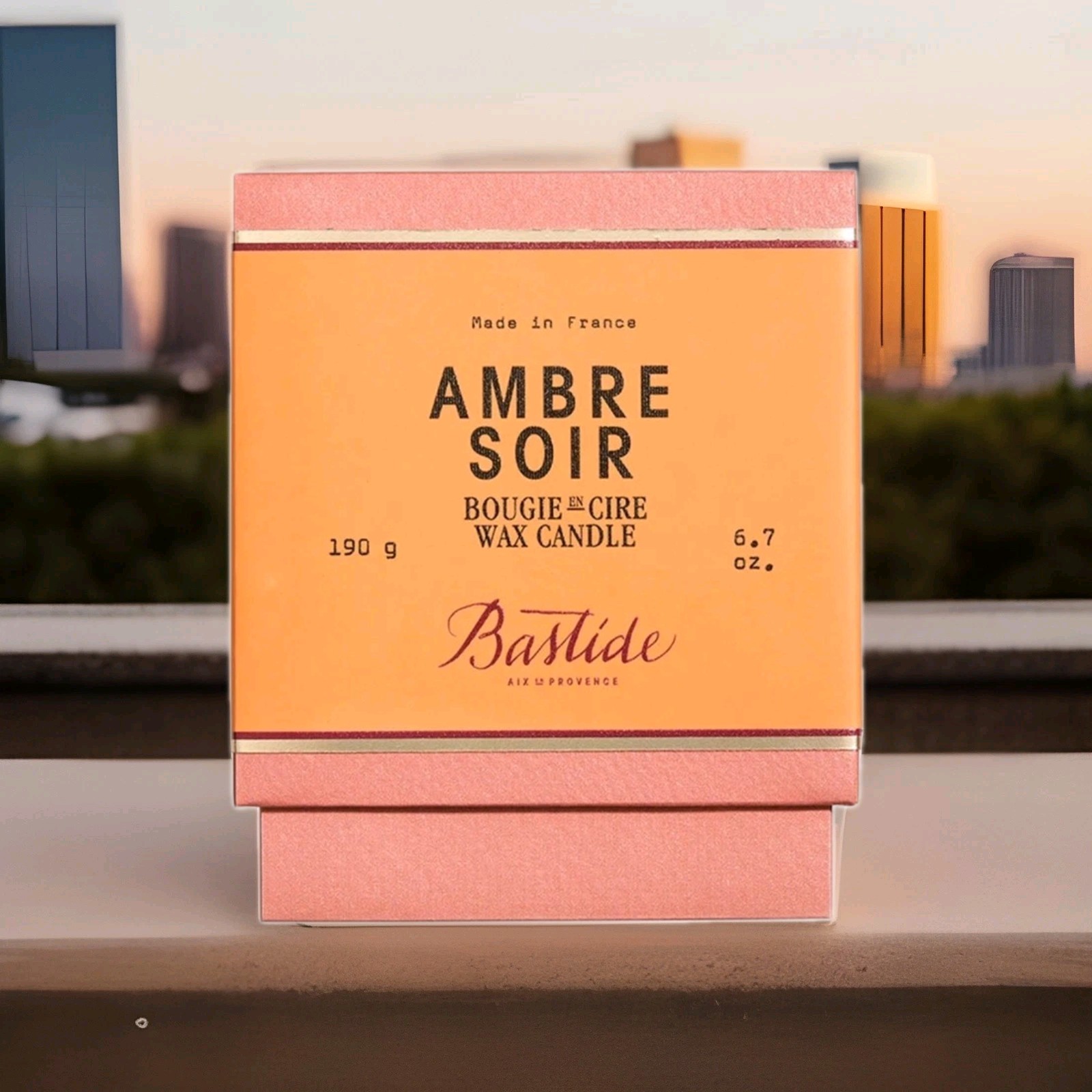 Anthropologie Bastide Ambre Soir Scented Candle 6.7 oz Boxed Gift 🎁 France