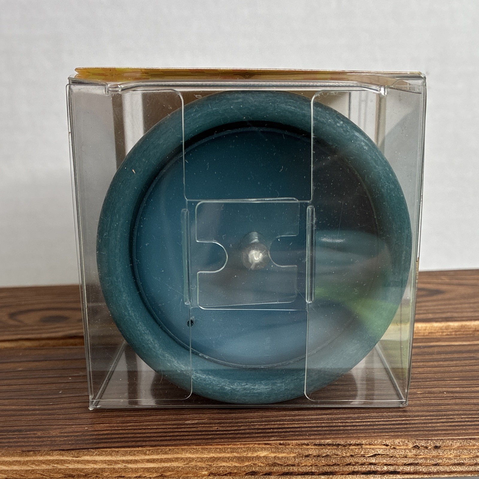 Lucid Refillable Teal Round Pillar Candle 3in x 4in Wax LC10033