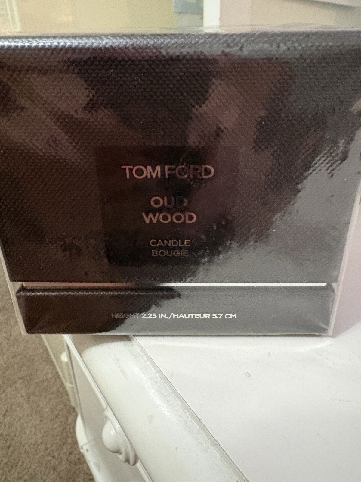 TOM FORD OUD WOOD CANDLE BOUGIE ~ 2.25 IN ~ Brand New in sealed box ~ Save $$$