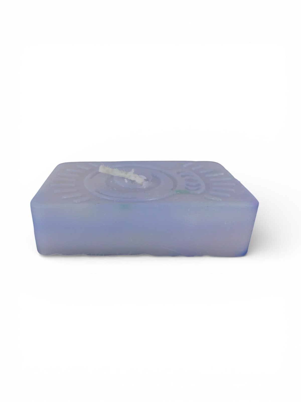 Handmade Rectangular Moon Symbol Candle Single Wick Wax Block Mystic Altar Decor
