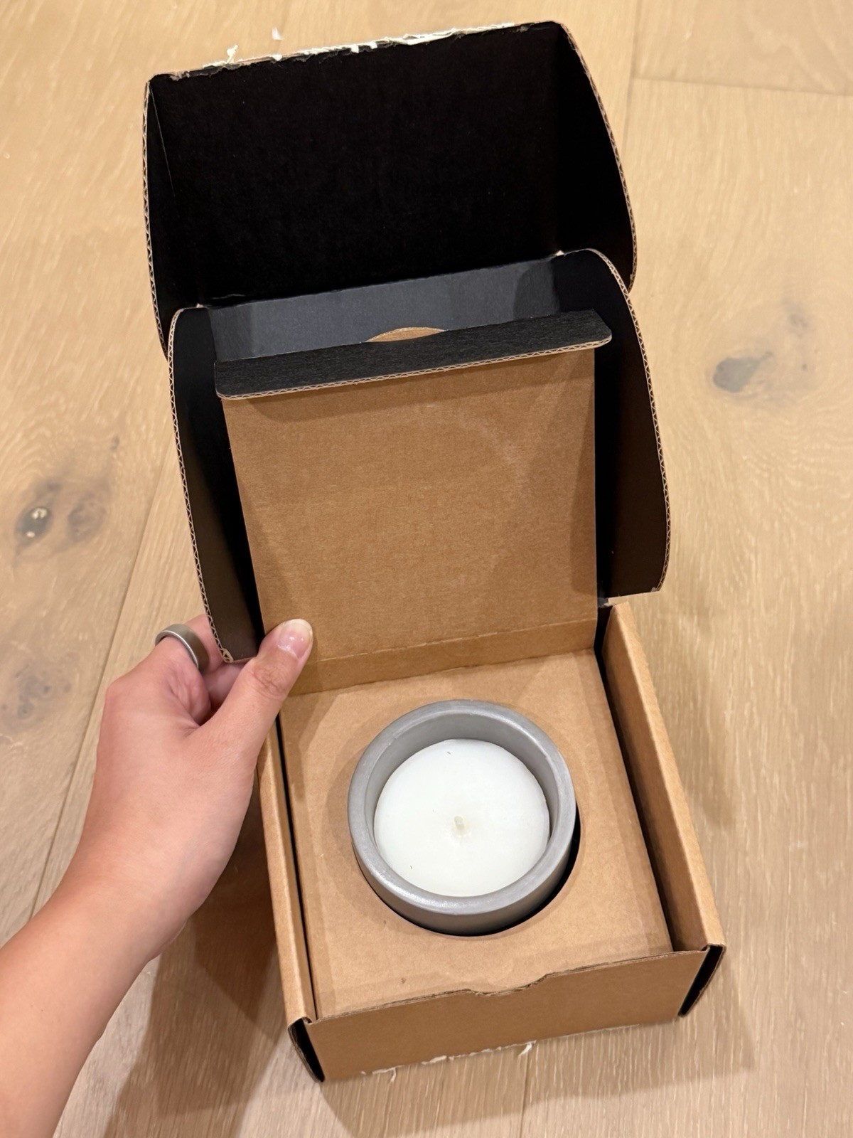 LE LABO Grey Concrete White Wax Santal 26 Scented Candle Mini Votive 4.4oz New