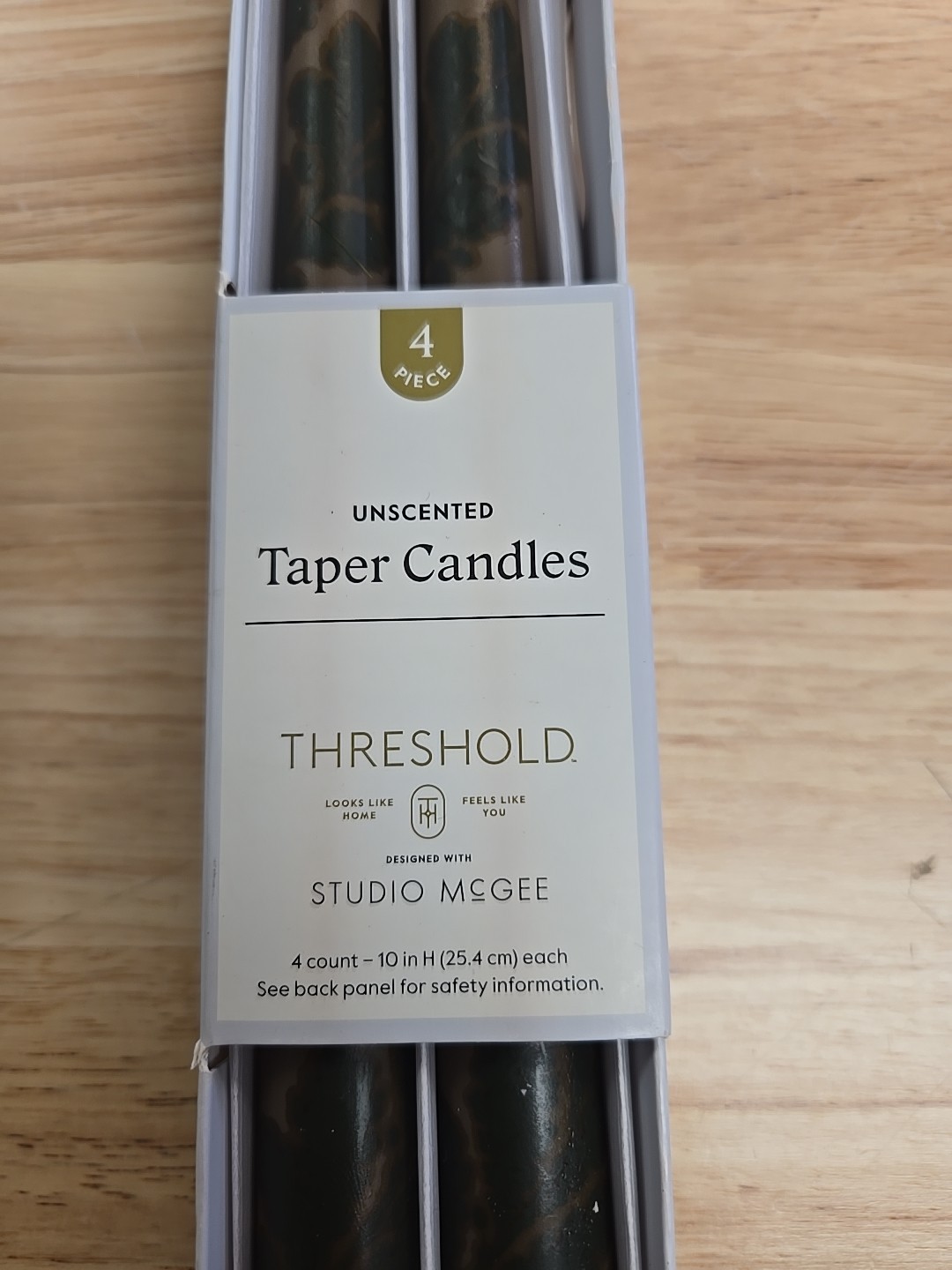 4pk Taper Set- Threshold designed with Studio McGee Brown Floral Design – NEW