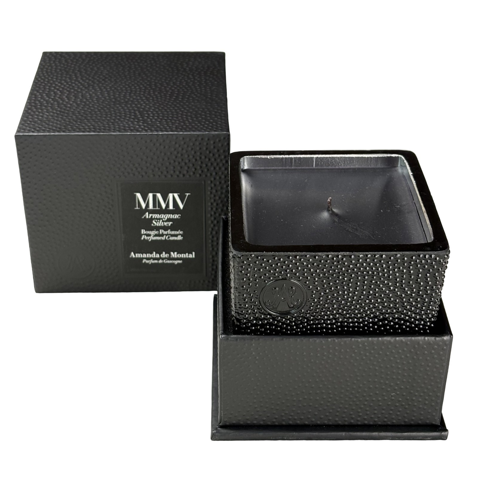 NEW! Amanda de Montal MMV Armagnac Silver 220g Perfumed Scented Luxury Candle