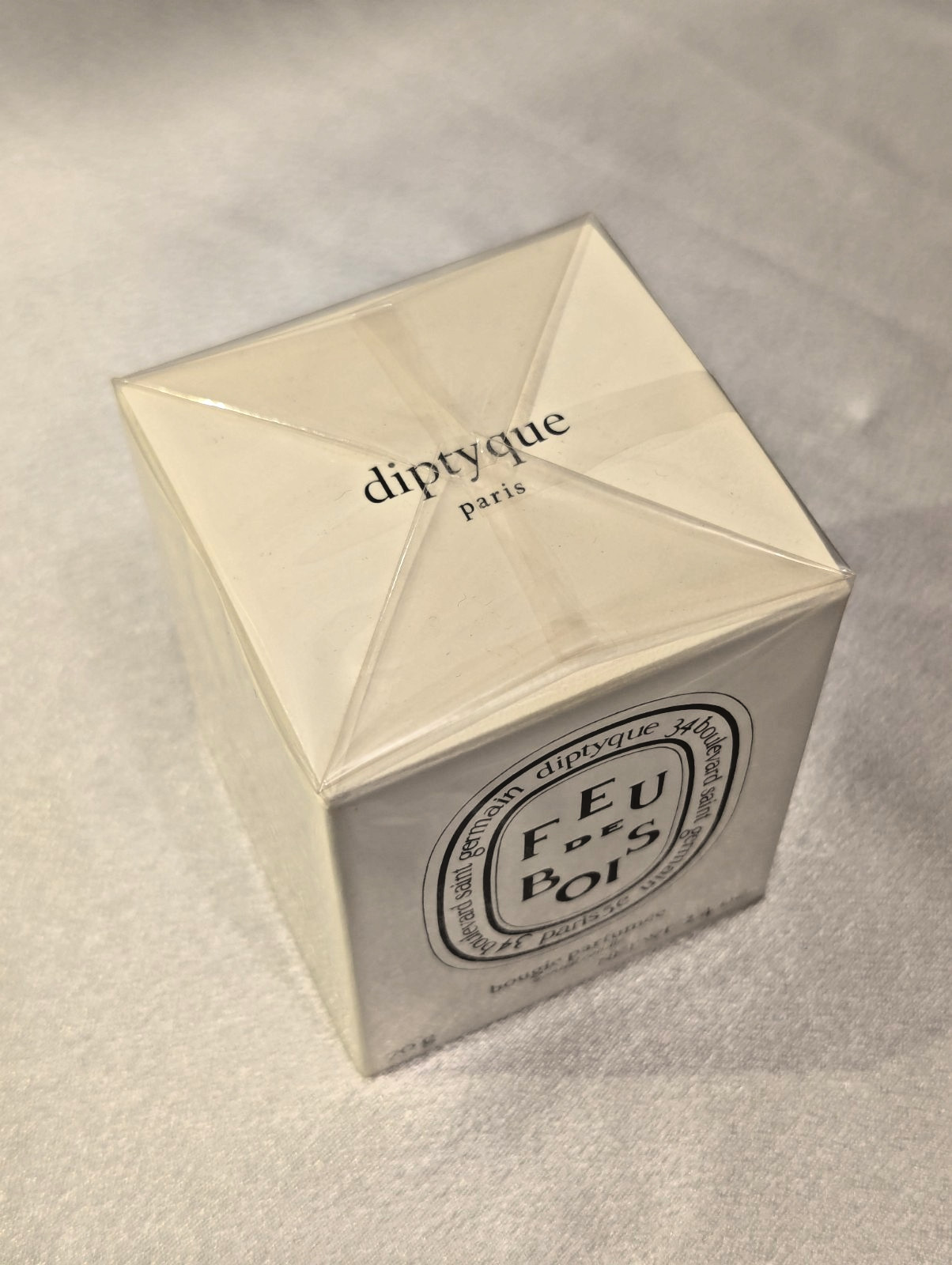 Diptyque Feu de Bois Scented Candle 70g/2.4oz NIB Sealed In Box w Gift Bag!!
