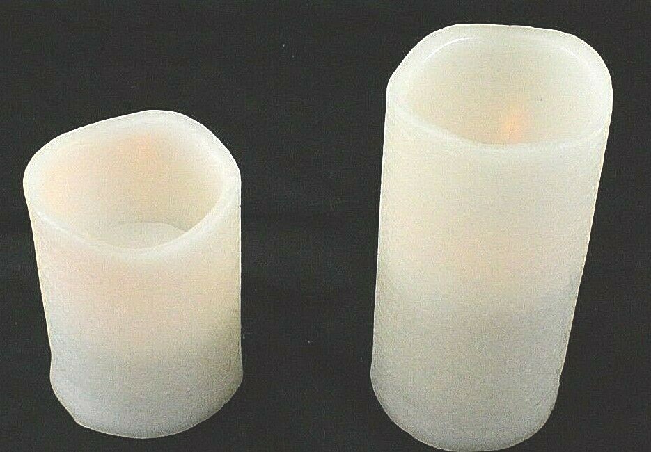 LED Remote/Timer Operated Candles-Faux Wax-pkg of 2ea requires 3AAA NOTIncluded