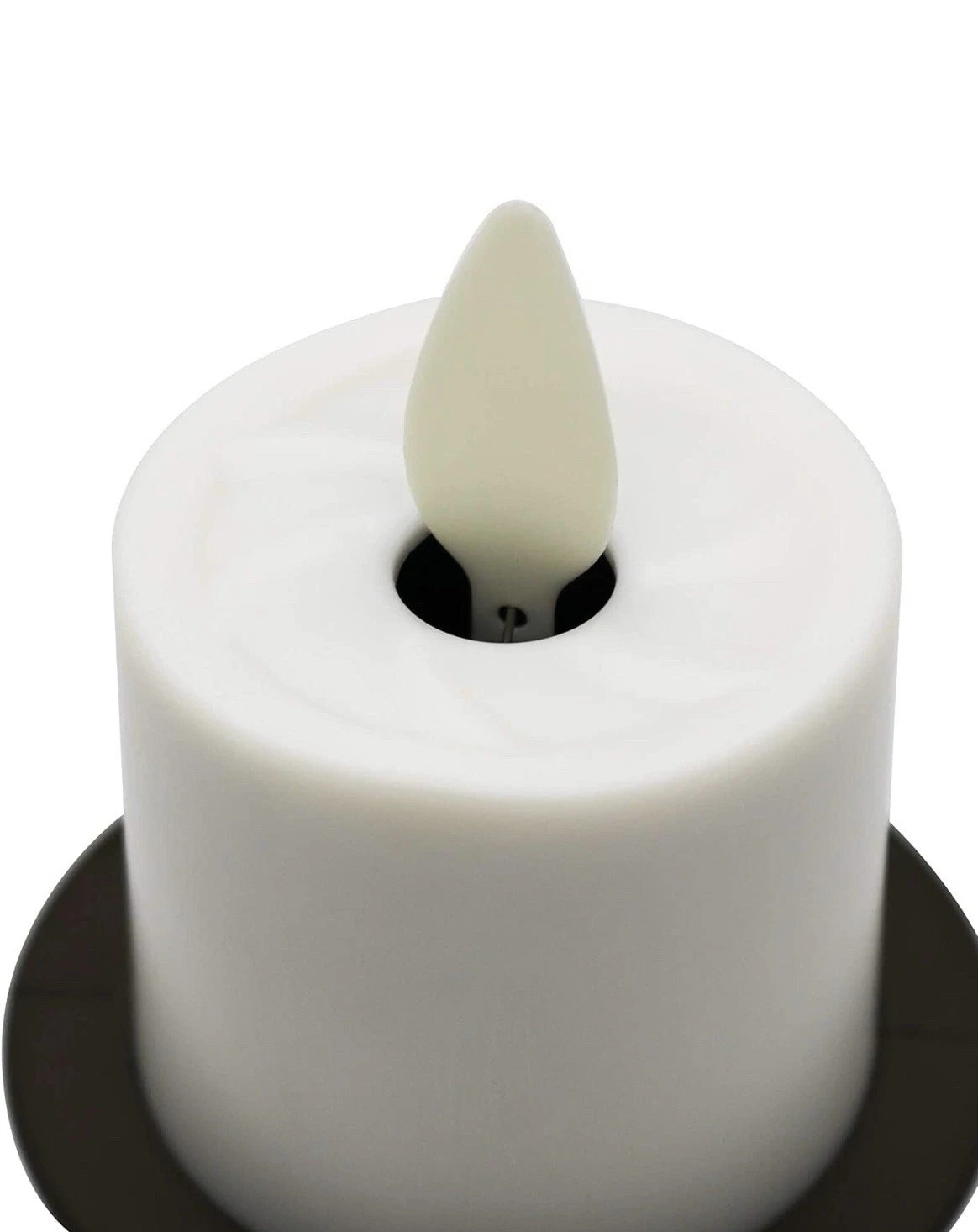 LUMINARA Night Light Bronze Real Flame Effect Electric Plug In NEW