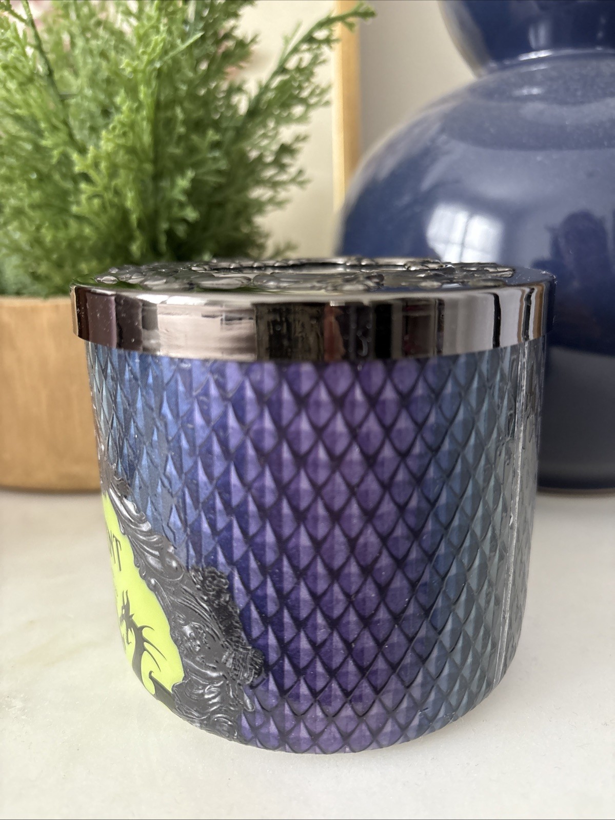 Bath & Body Works Disney Villains Maleficent 3 Wick Candle Mystical Woods NEW