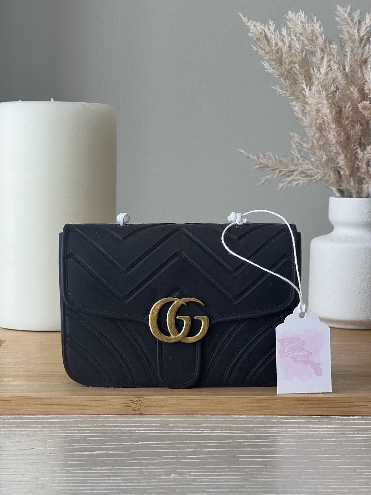 Handmade G G Purse Free standing scented candle