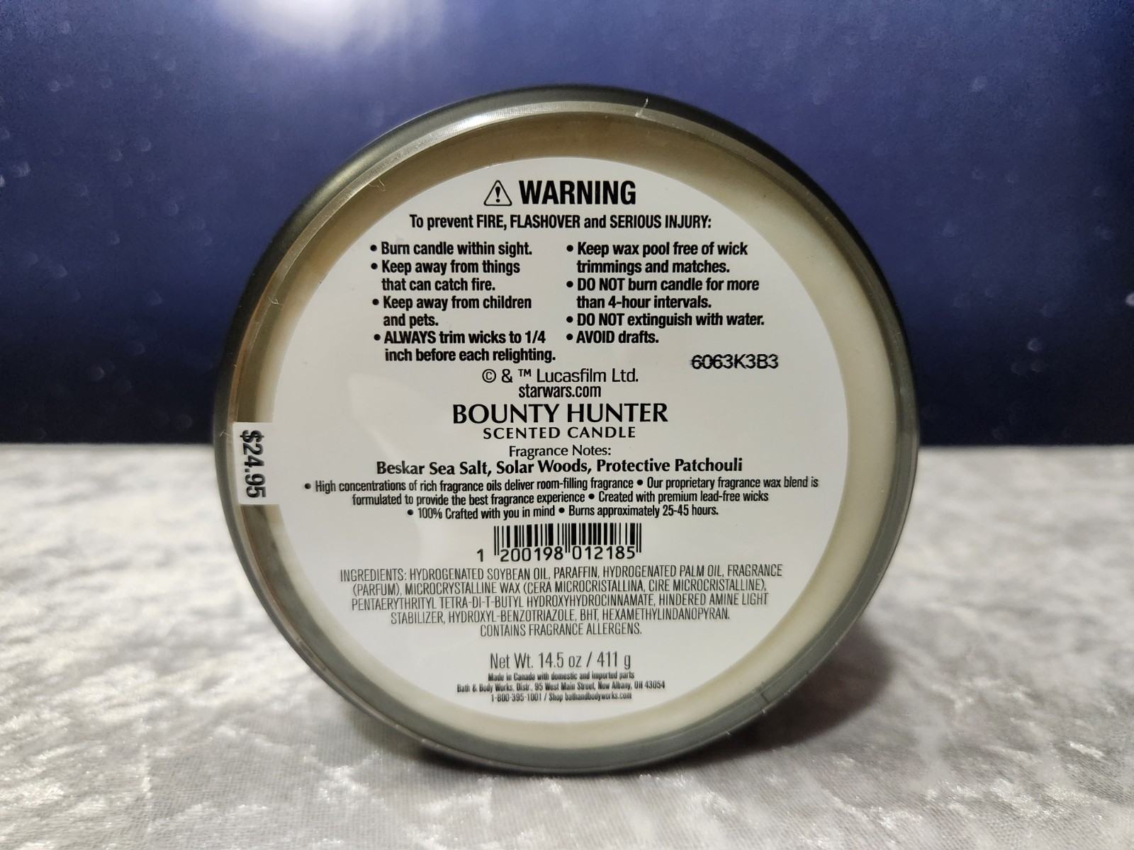 Bath & Body Works✨Star Wars™ LTD. BOUNTY HUNTER & FORCE FLOW 3-Wick Candles💫