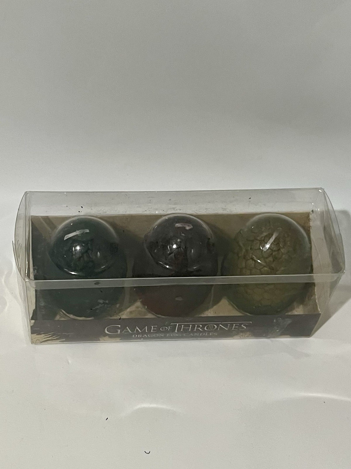Game Of Thrones Candle Set Dragon Egg Insight Luminaries Green Red Gold