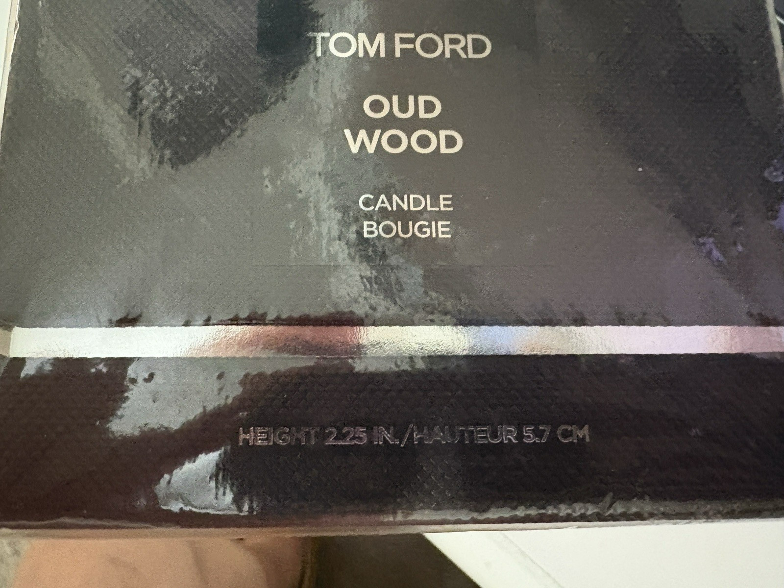 TOM FORD OUD WOOD CANDLE BOUGIE ~ 2.25 IN ~ Brand New in sealed box ~ Save $$$